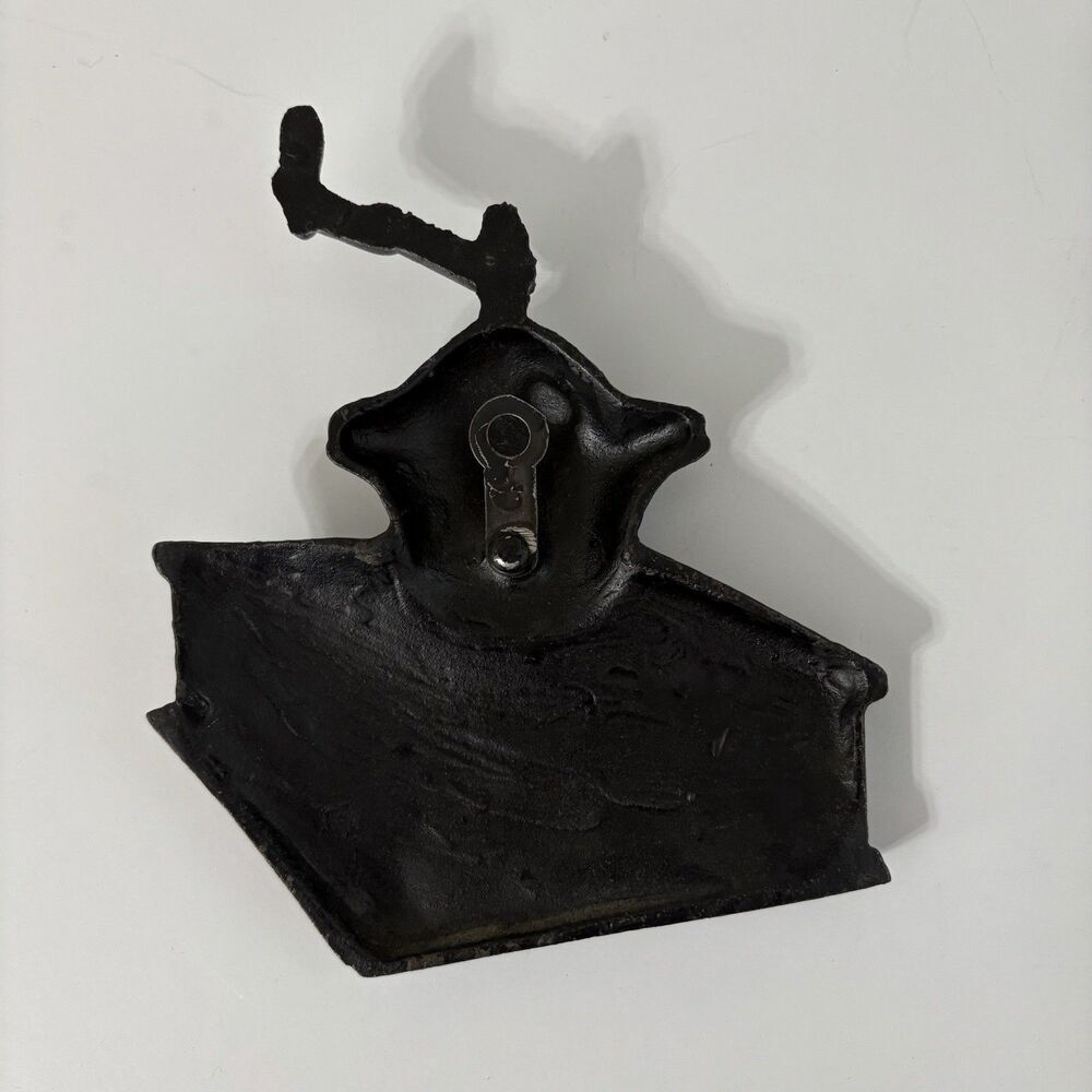 Vintage Sexton Black Cast Metal Wall Plaque MCM Kitchen Decor Coffee Grinder - Picture 2 of 2
